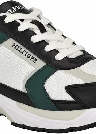 Мужские кроссовки tommy hilfiger 46р, black/green multi