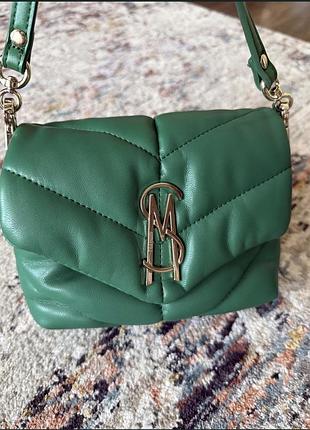 Сумка жіноча steve madden стьобана зелена