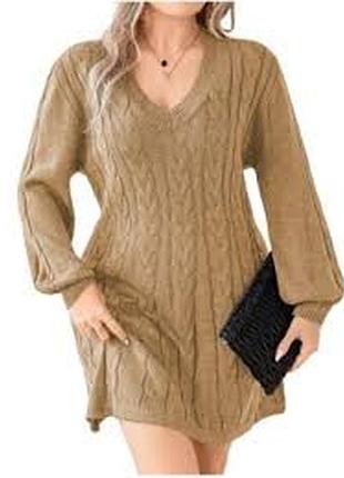Трикотажна сукня- батал/ 3xl brend shein