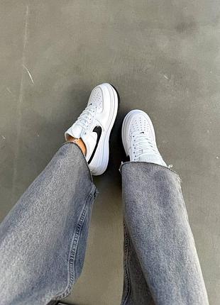 Nike air force 1 white/black premium 3