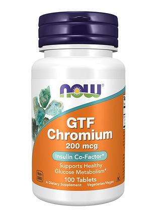 Gtf chromium 200mcg - 100 tabs
