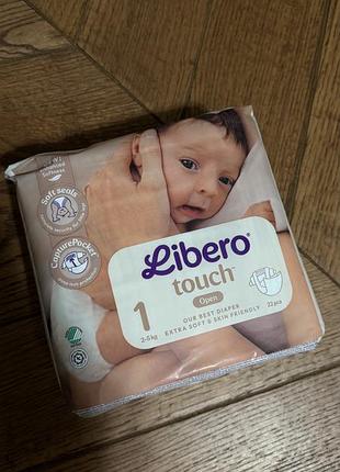 Підгузки libero touch 1 (2-5 кг) 22 шт.