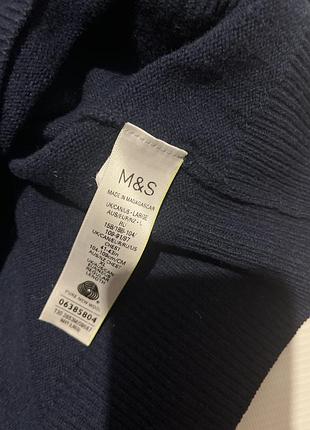 Чоловічий шерстяний светр m&s extra fine lambswool 3