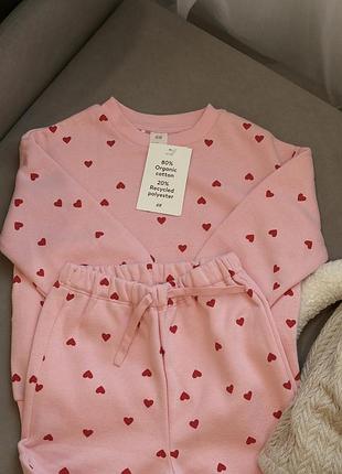 Костюм на флісі h&m на дівчинку