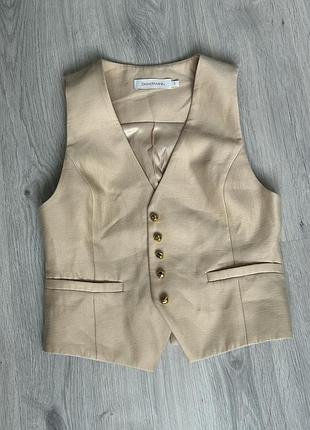 Жилет zimmermann illuminate waistcoat, macadamia