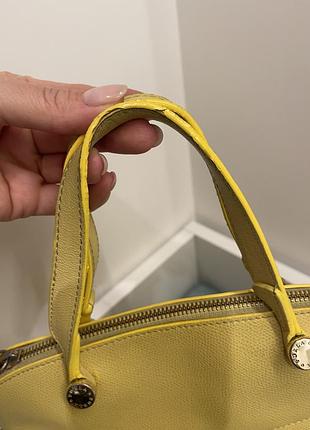 Сумка жіноча furla жовта 3