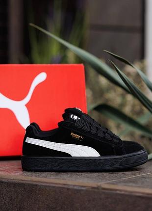 Puma suede xl black white 6