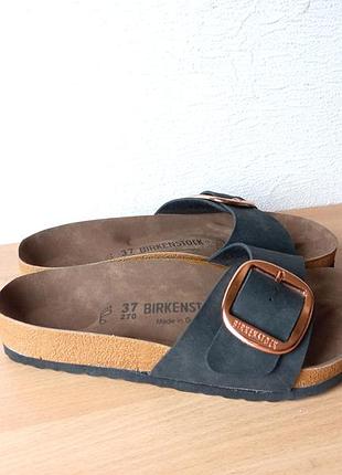 Классные ортопедические шлепанцы birkenstock madrid big buckle 37 г.