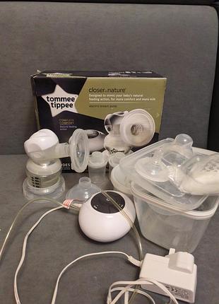 Электрический молокоотсос tommee tippee closer to nature (полный комплект)