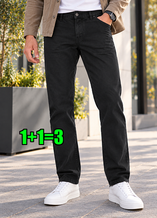 🤩1+1=3 брендовые зауженные черные мужские брюки брюки чинос ralph lauren, размер 44 - 46