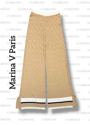 Брюки marina v paris трикотаж джерси