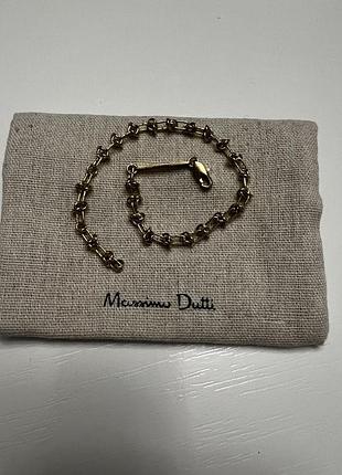 Браслет massimo dutti золотистий