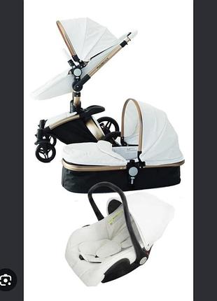 Коляска ligero lux 3в1 універсальна