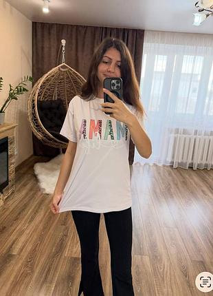 Футболка мама белая новая