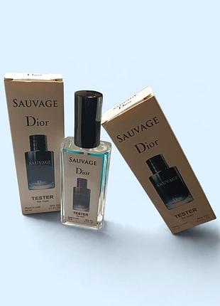 Парфумований тестер чоловічий  sauvage (оае), 63 мл