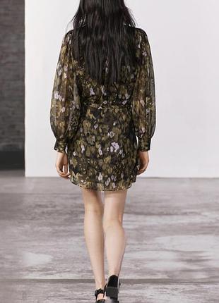 Zara сукня в принт 5