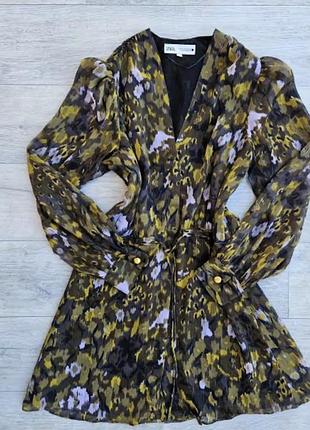 Zara сукня в принт 2