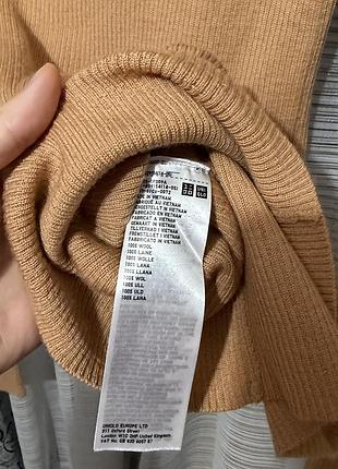 Водолазка uniqlo гольф шерсть 100% 2