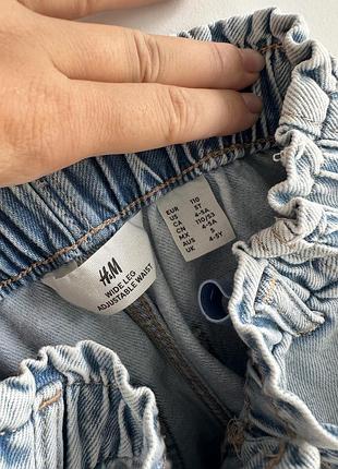 Джинсы h&m 110 размер 3