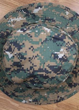 Панама тактична унісекс військова mfh us gi boonie hat marpat max fuchs ag (digital woodland) розмір xl