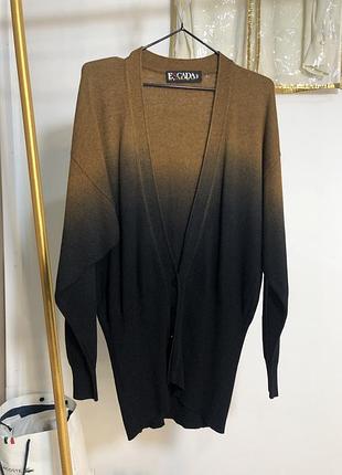 Кардиган жіночий escada italy 🇮🇹 шовк та вовна