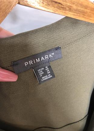 Тепла сорочка хакі оверсайз primark 4