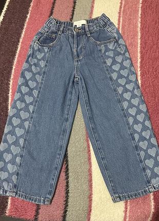 Джинси zara 110р.