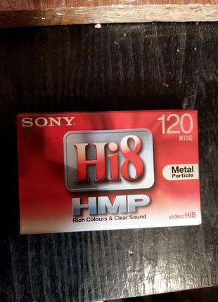 Відеокасета sony hi8 p6-120hmpl — професійна відеокасета metal particle, нова запечатана.