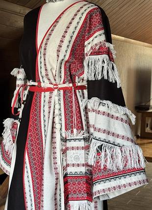 Льняне кімоно максі one size s - l simmishop.handmade  довжина - 135 см