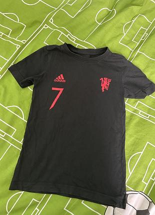 Футболка футбольна дитяча adidas manchester united ronaldo