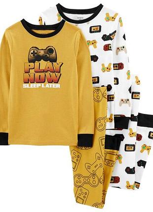 Комплект новых хлопковых пижама carters