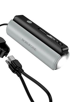 Умб borofone star power bank with flashlight and cable bj87 5000mah |1type-c, 2a|