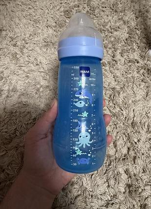 Дитяча пляшечка мам 4+ 6+ місяці 6