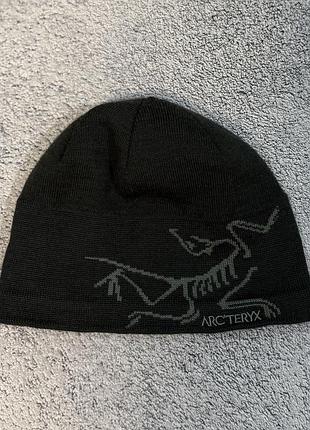 Оригінал шапка arc'teryx bird head toque арктерикс зелена вовна фліс біні gorpcore