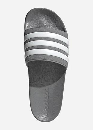Мужские шлепанцы adilette shower slides 47.5р., серые, 31,5см