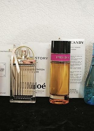 Тестер prada candy chloe love story davidoff cool water michael kors sexy ruby 100мл