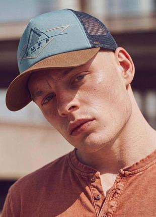 Кепка унісекс бейсболка тракер buff trucker cap brak stone blue