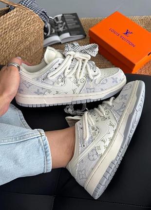 Nike sb x louis vuitton beige/grey 📦