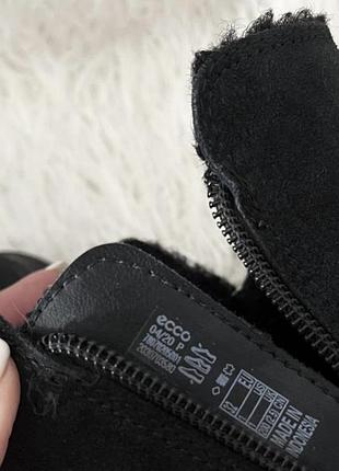 Ботинки ecco чоботи теплые натуральная замша зима ❄️ 4