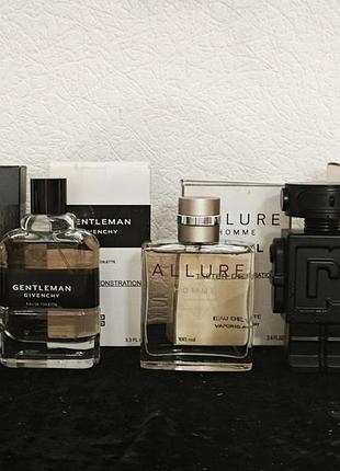 Тестер givenchy gentleman eau de parfum reserve privee chanel allure paco rabanne phantom parfum 100мл