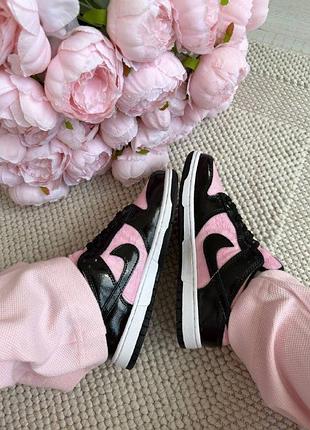Кросівки жіночі dunk wmns lace pack pink black