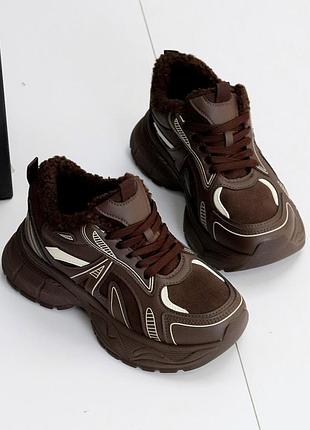 Кроссовки женские кожаные