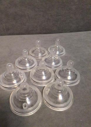 Новые силиконовые соски tommee tippee closer to nature (No1 и No2)