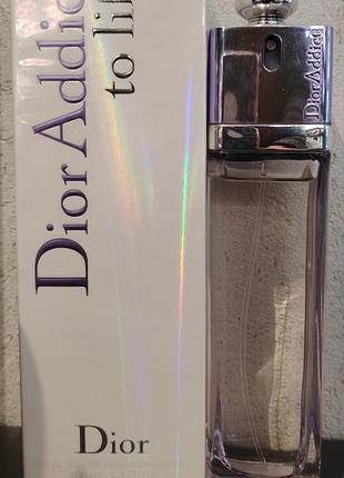 Christian dior addict to life туалетна вода 100мл