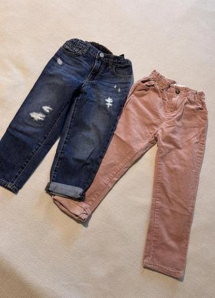 Дитячі джинси на дівчинку zara і gap