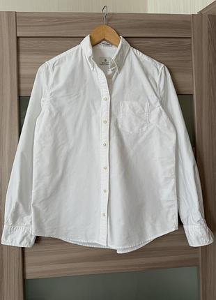Біла бавовняна сорочка gant perfect oxford