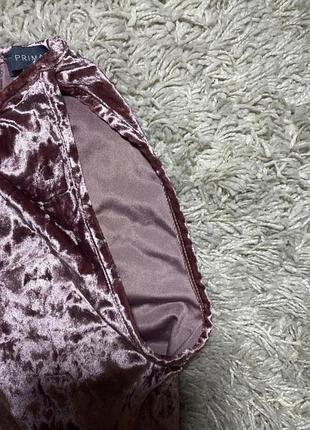Боді велюр бархат primark 3