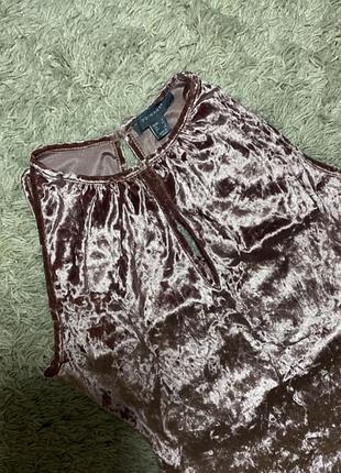 Боді велюр бархат primark 4
