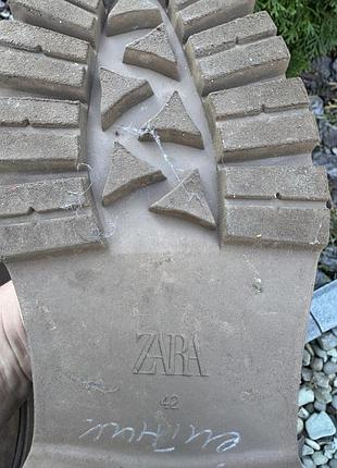 Жіночі черевики zara, 42 розмір 6