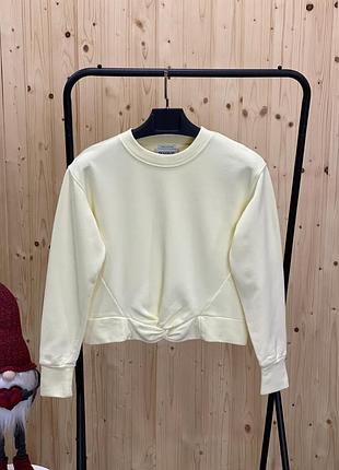 🖤укороченный свитшот scotch &amp; soda с узлом/лимонный худи свитшот 🖤